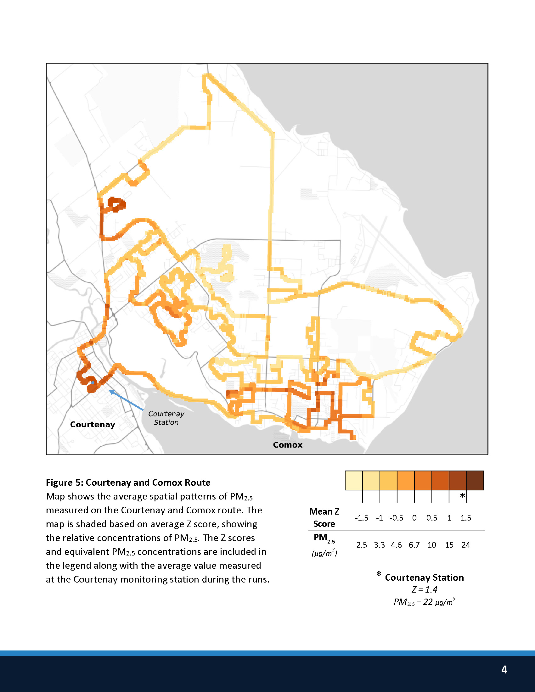 New Summary Report Of Mobile Monitoring In The Comox